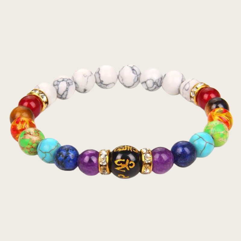 Perlenarmband aus Natursteinen