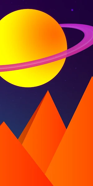 Fantastic Planet, Sun, Sky, Synthwave, Outrun 4K Wallpaper Background