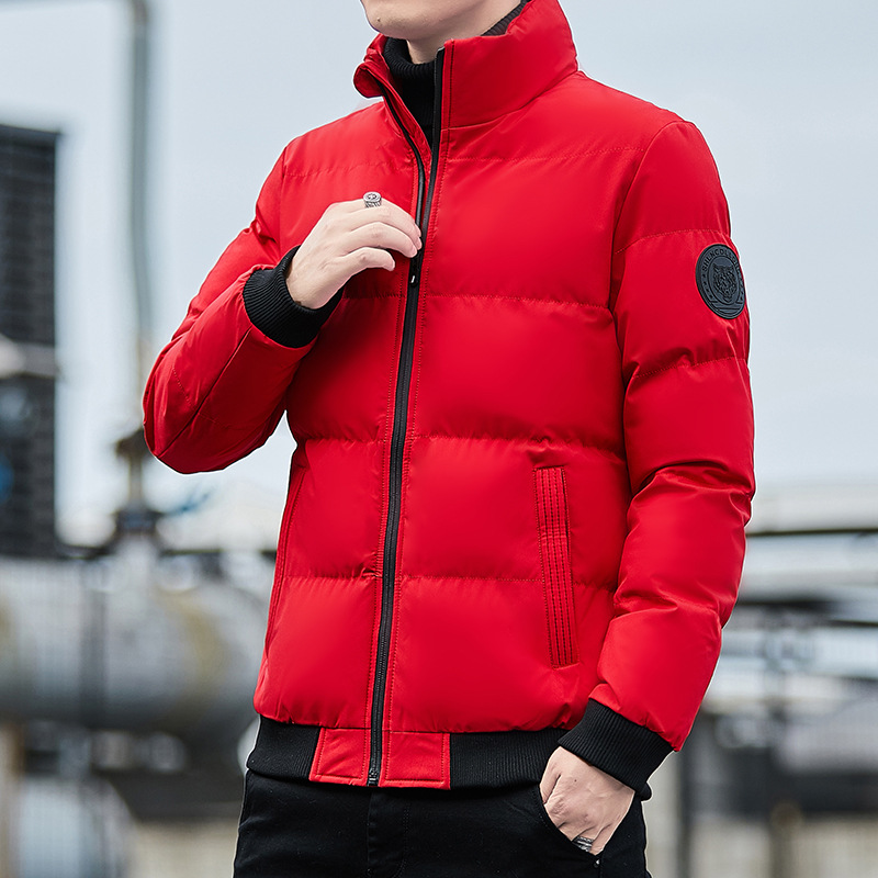 Insulated men's winter jacket in Korean style