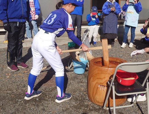 2023年度納会（餅つき）