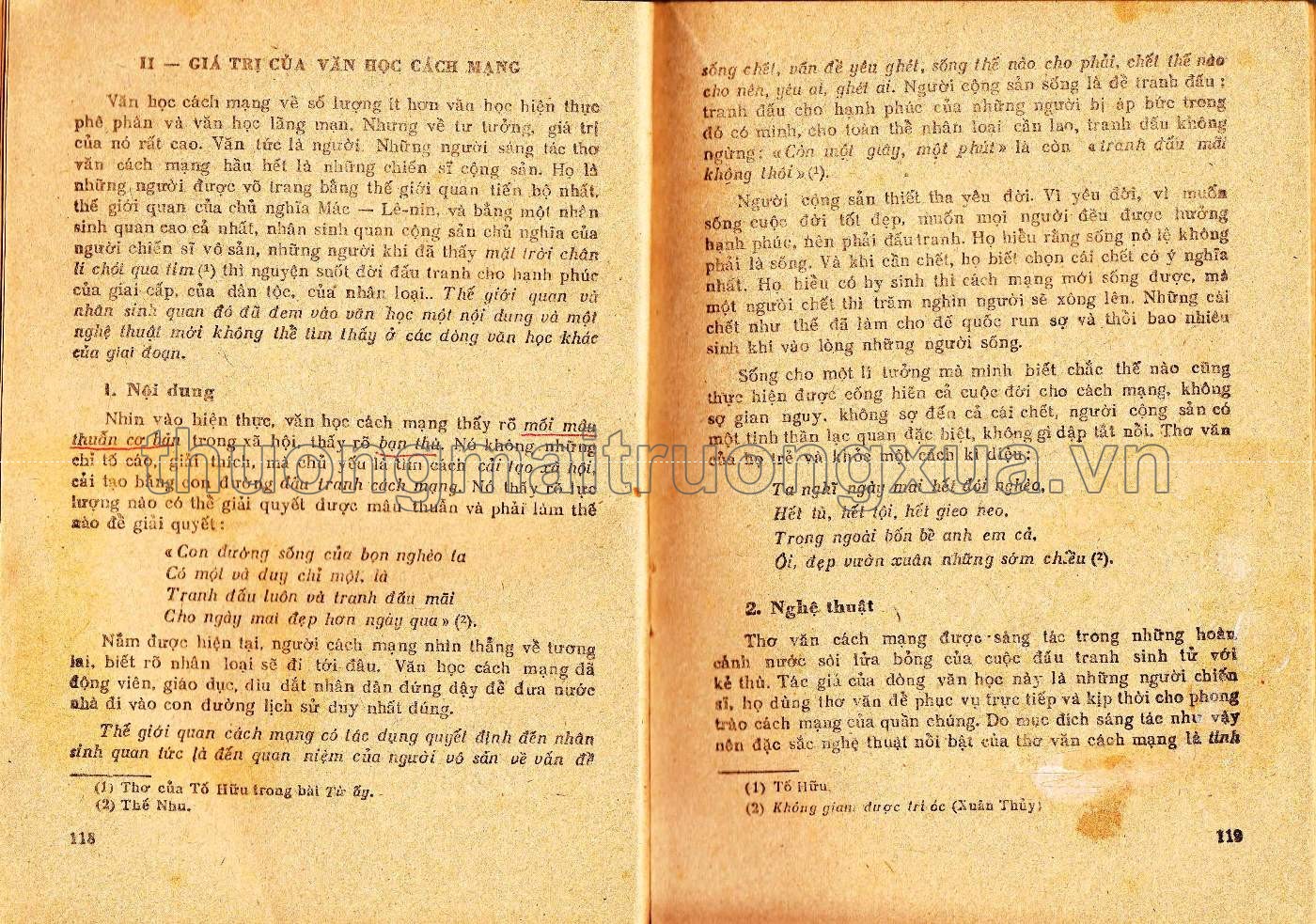 Văn học lớp 12 phổ thông, tập 1 (1988) - Trang 58