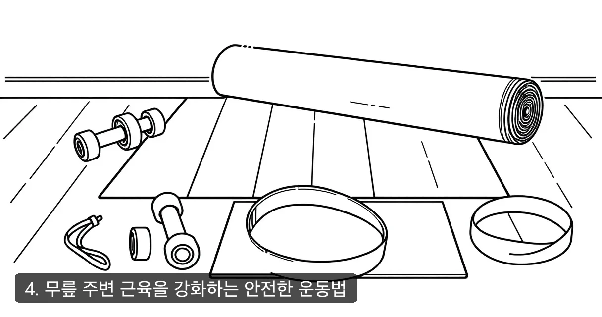 4. 무릎 주변 근육을 강화하는 안전한 운동법