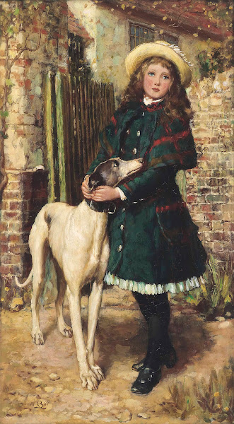 At the garden gate 1887