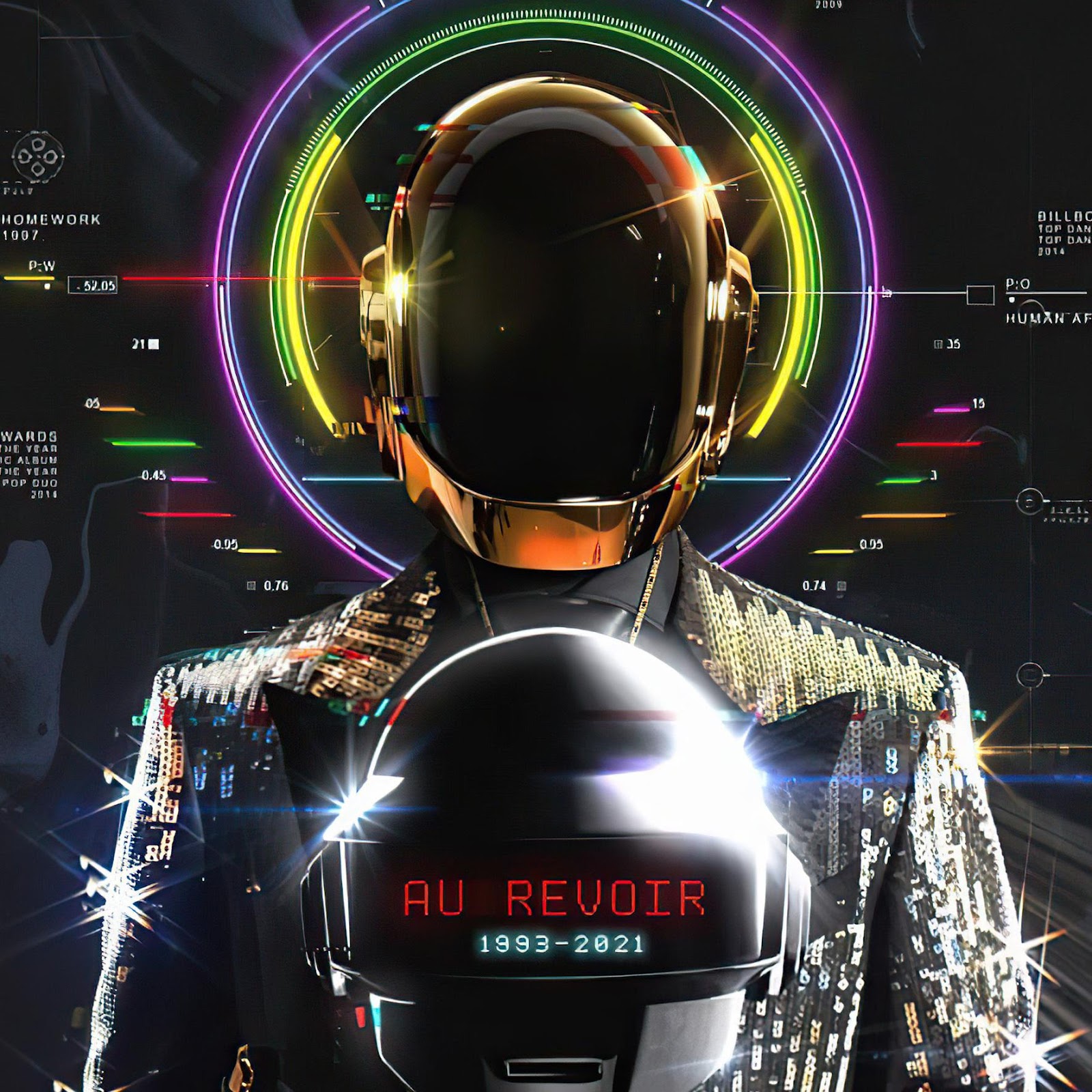 Download Daft Punk Au Revoir Tribute 2K iPhone