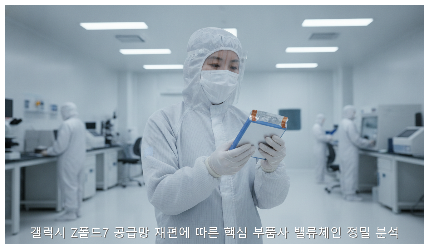 갤럭시 Z폴드7 공급망 재편에 따른 핵심 부품사 밸류체인 정밀 분석 핵심 안내 및 분석 인포그래픽 (8)