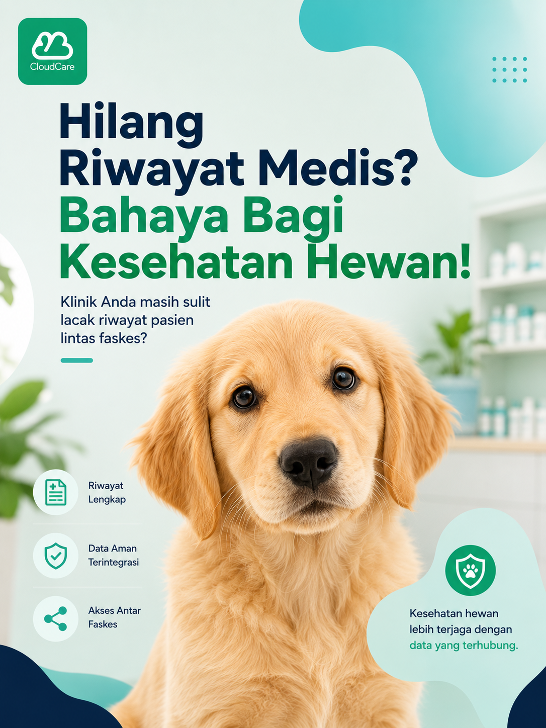 Anak anjing golden retriever