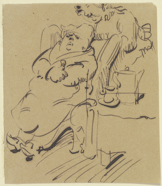 Frau Knopp redet ihrem Mann gut zu 1876