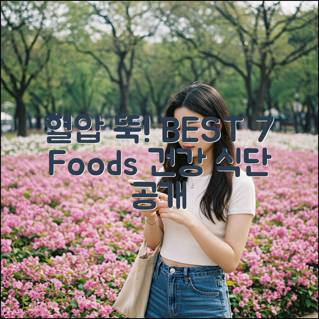 혈압 낮추는 음식 BEST 7가지