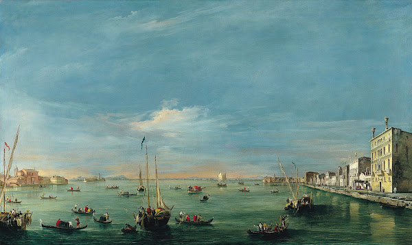 View of the Giudecca Canal and the Zattere 1757 1758