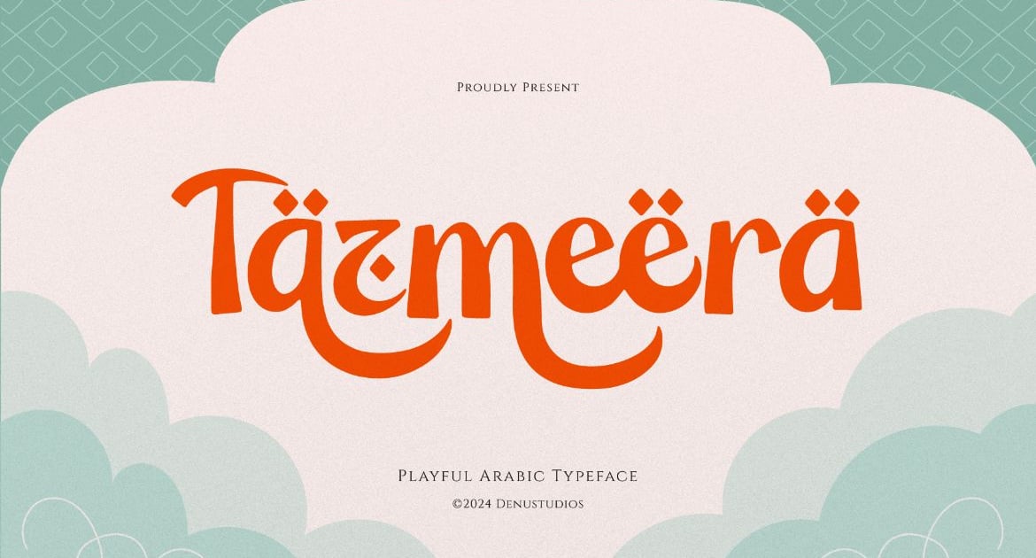 Tazmeera | Playful Arabic Typeface Free Download – Envato Elements