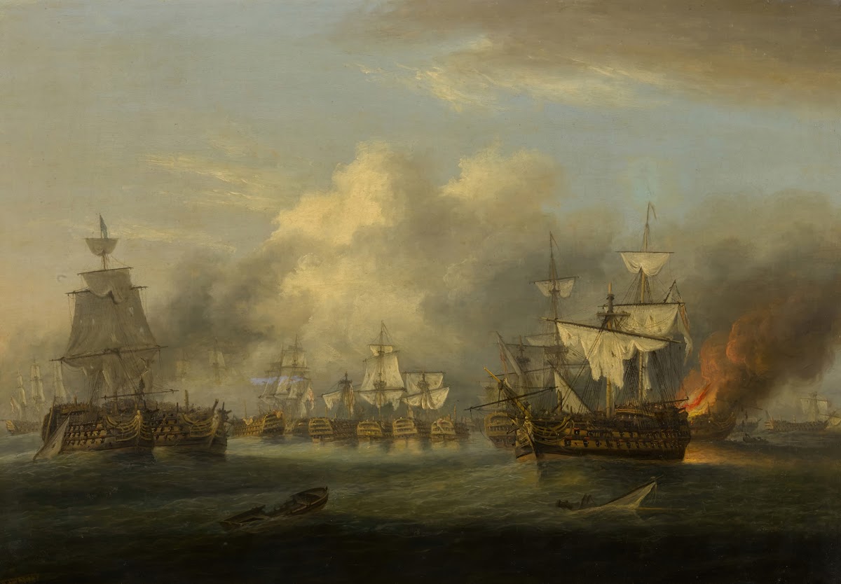 End of the Battle of Trafalgar 1805 1834