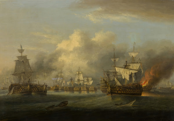 End of the Battle of Trafalgar 1805 1834