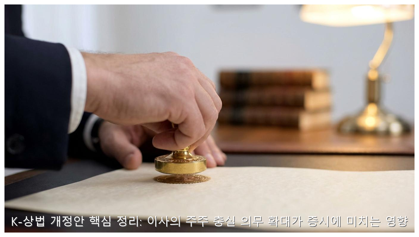 K-상법 개정안 핵심 정리: 이사의 주주 충실 의무 확대가 증시에 미치는 영향 핵심 안내 및 분석 인포그래픽 (3)
