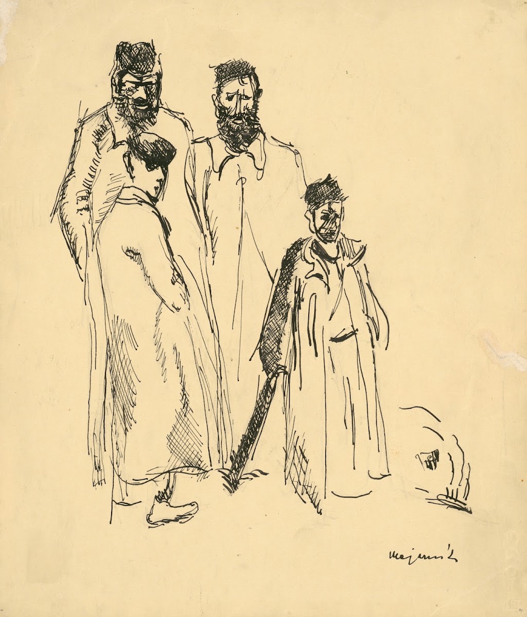 Drawing for the Short Story The Wise Mens Well from Selma Lagerlöf 1930 1939