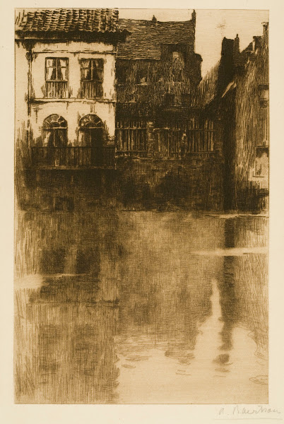 Old Houses on the Waterfront ca 1901