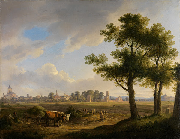 Blick auf Karlsruhe von Süden 1804