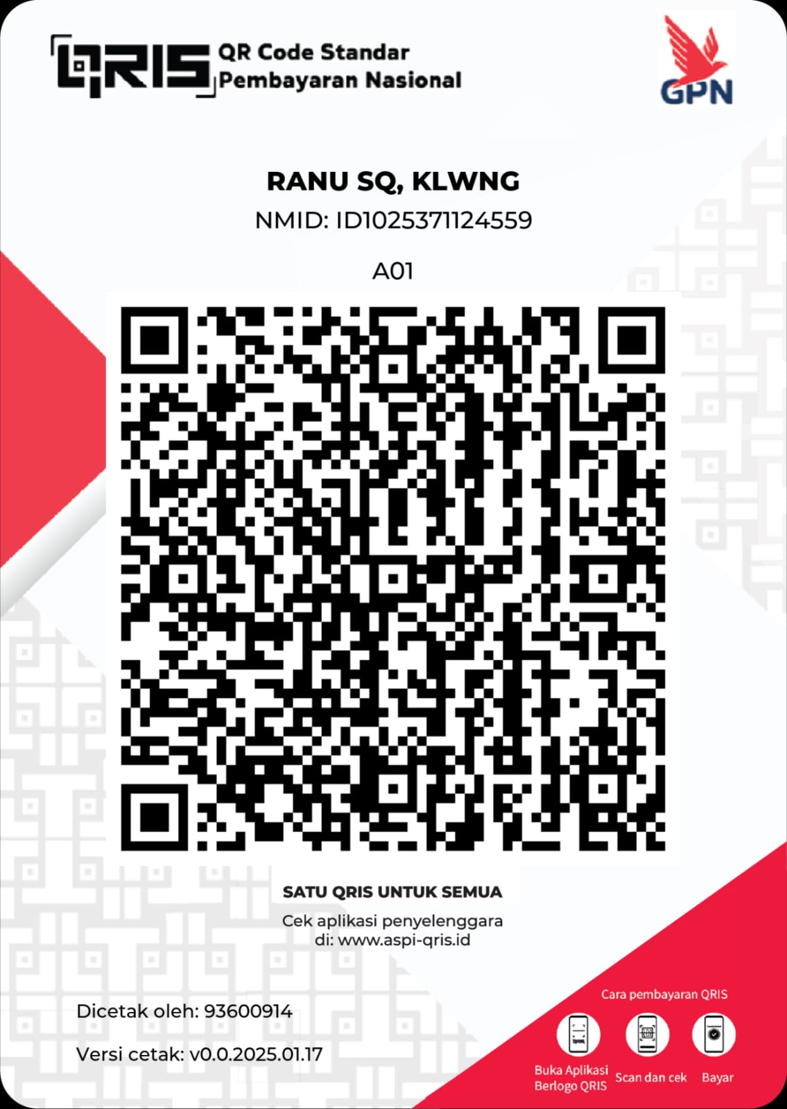 QRIS Resmi Jalan Sehat SMAN 5