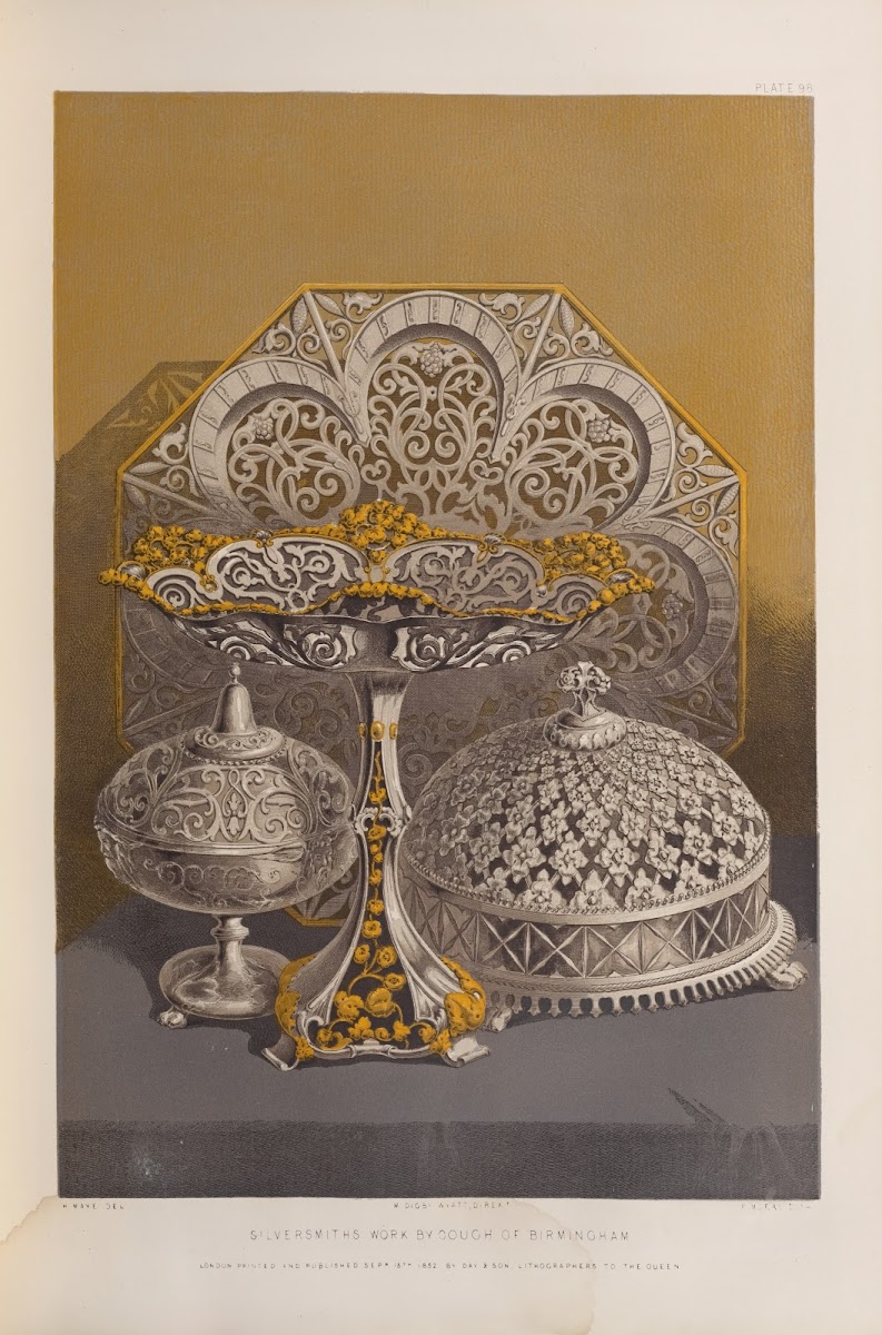 Silversmiths work by Gough of Birmingham 1851   1853