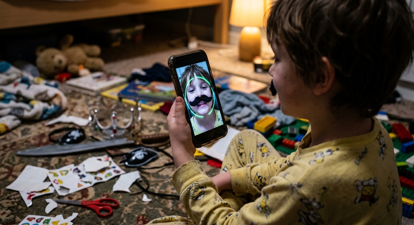 Your Kid Just Beat the Internet's Age Check With a Fake Moustache