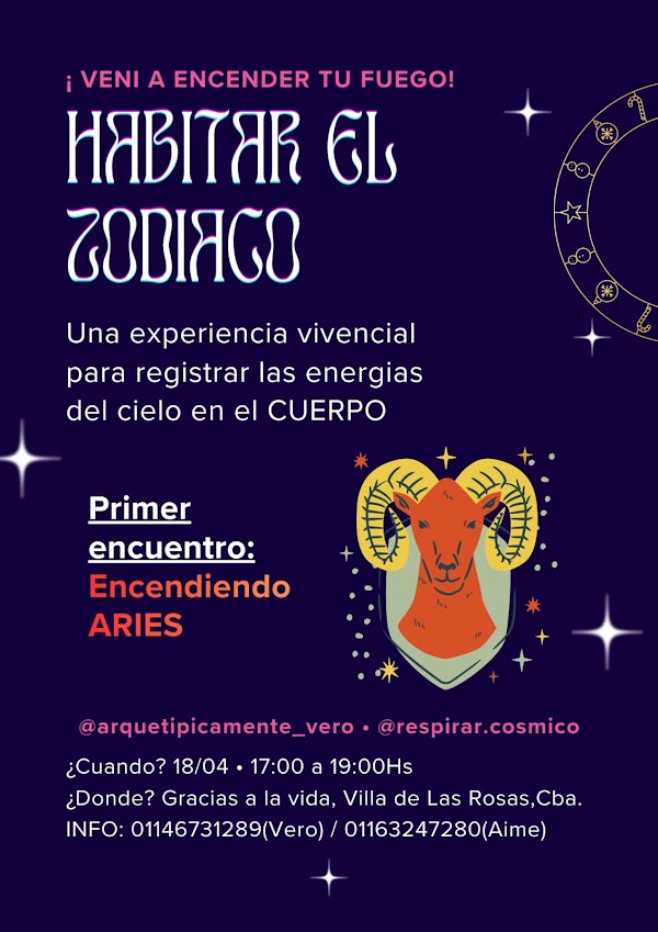 Habitar el Zodíaco: Encendiendo Aries