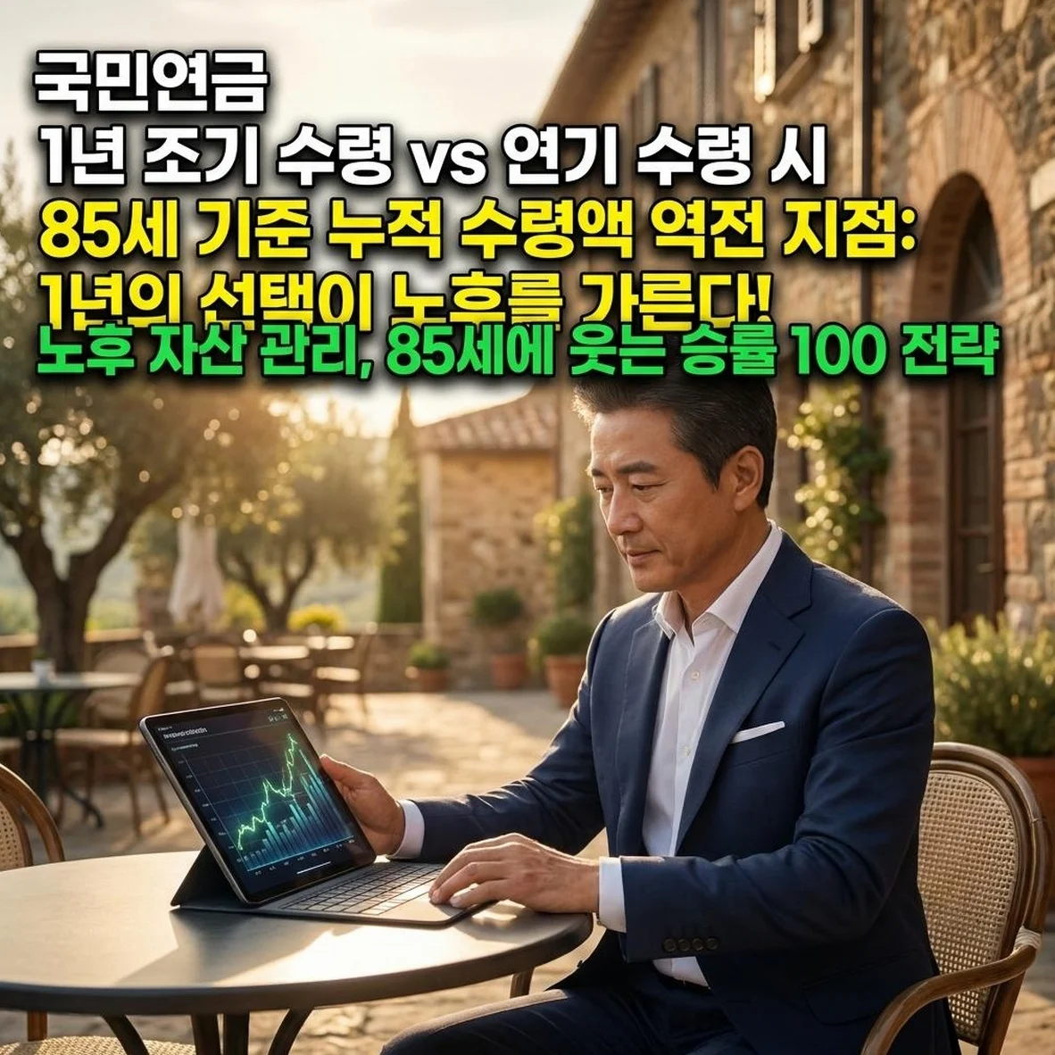 국민연금 조기 vs 연기 85세 누적 데이터 분석