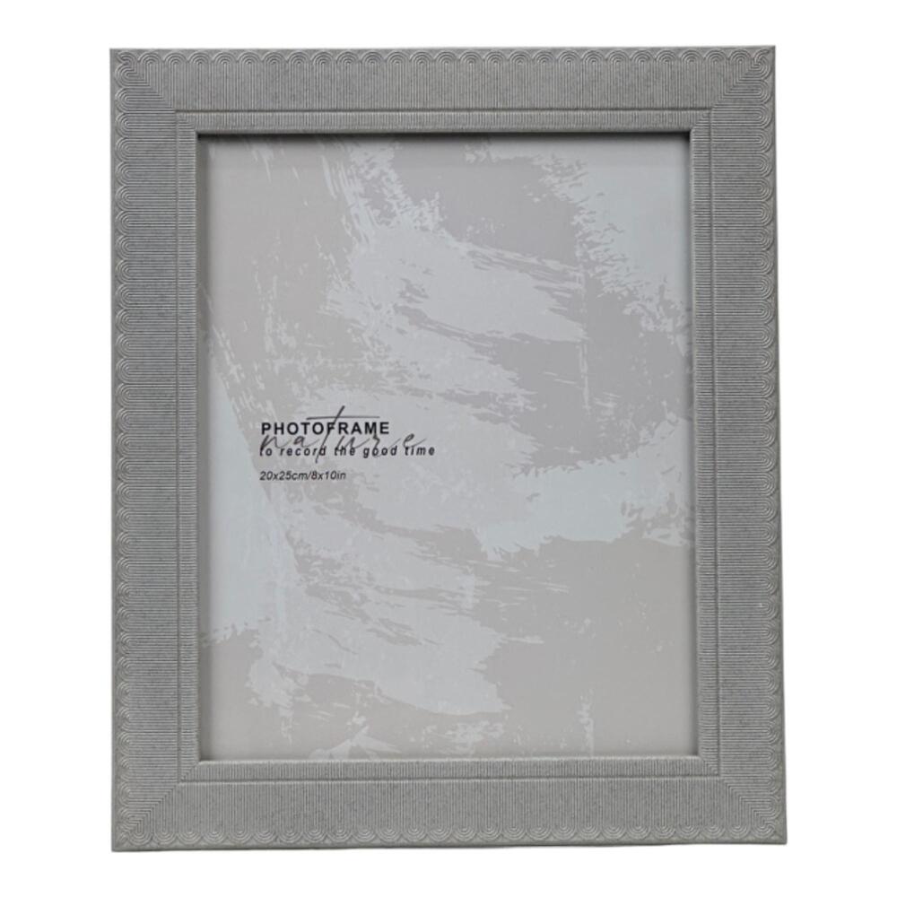 Portarretratos decorativo Concepts™ Earthy Wood 8" x 10", color gris