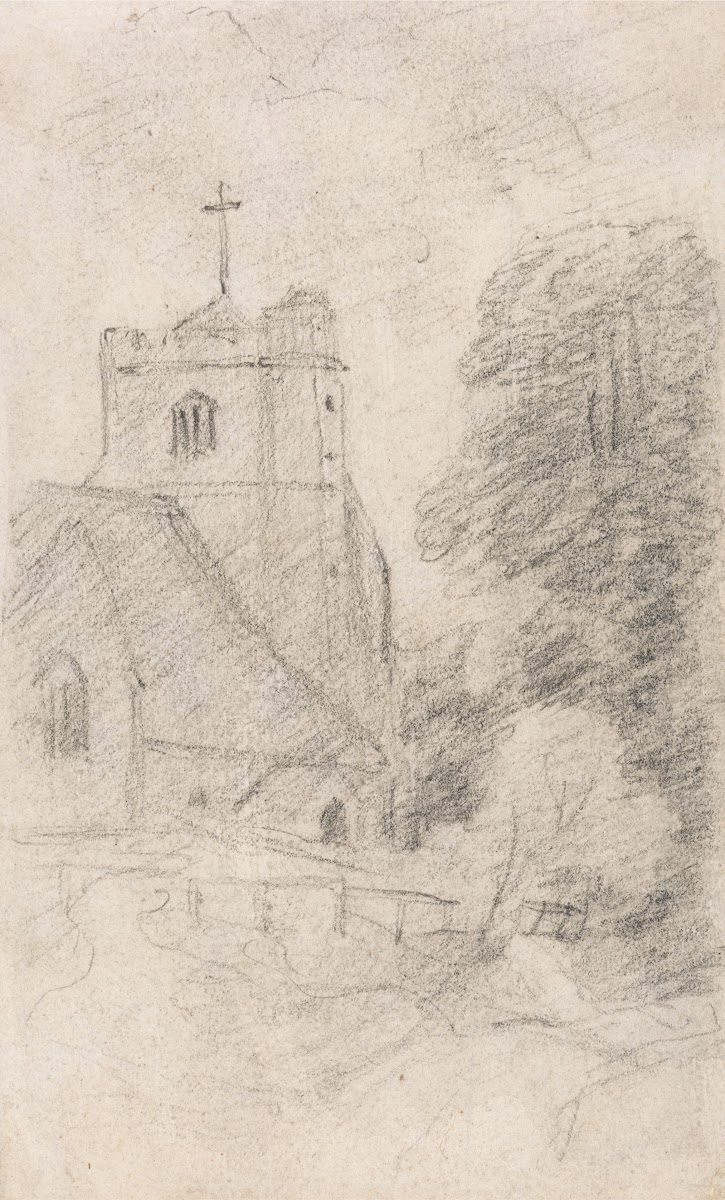 Leatherhead Church Near Epsom from the Northeast 1806