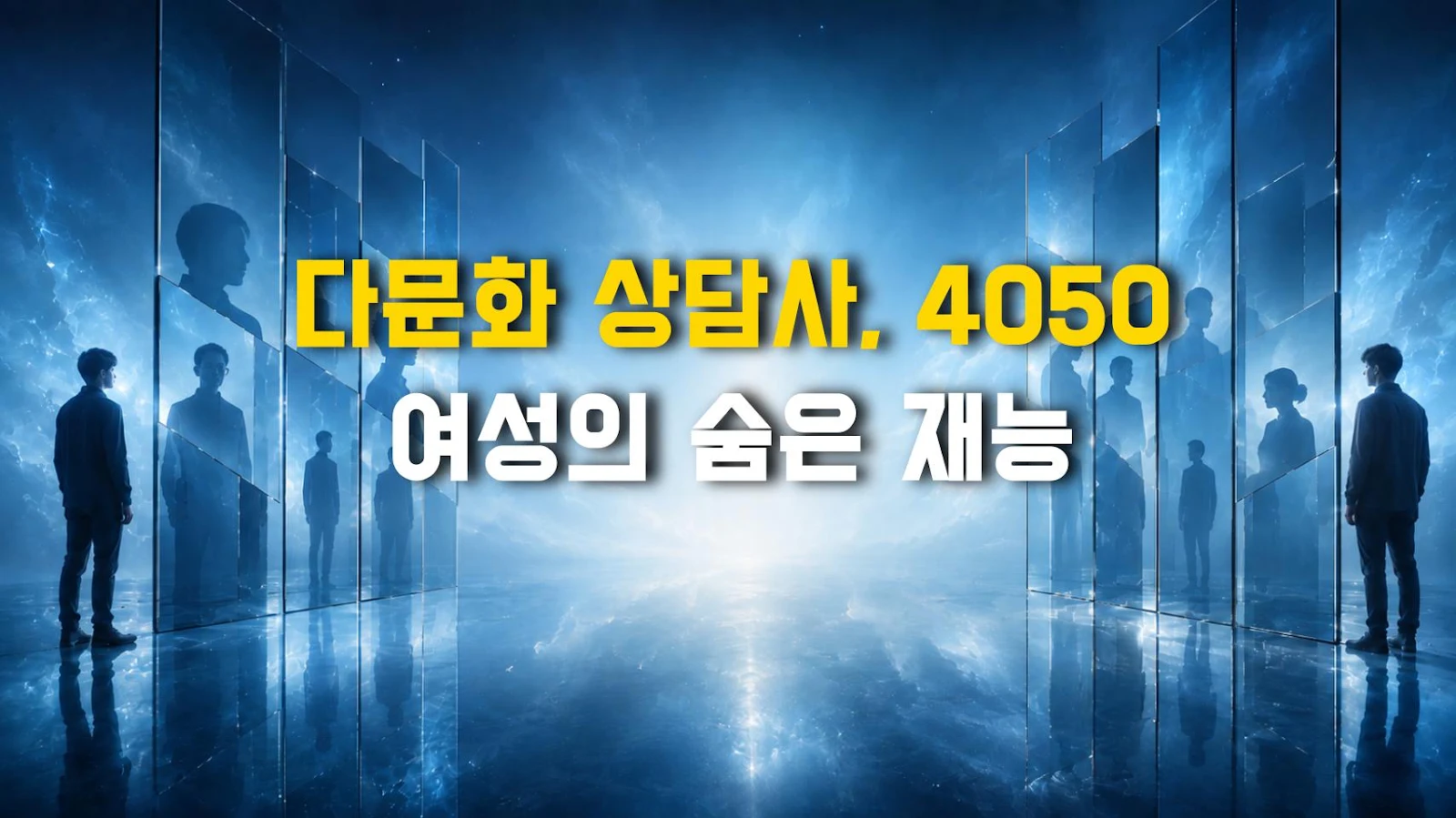 다문화 상담사, 4050 여성의 숨은 재능