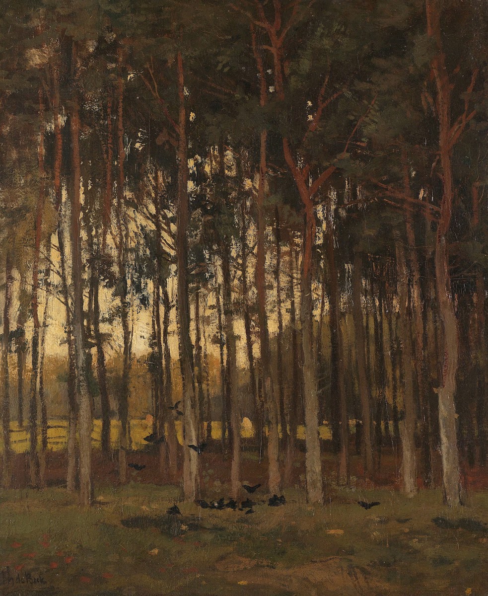 View in the Woods c 1870   c 1904