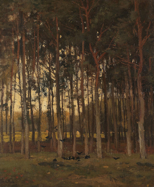 View in the Woods c 1870   c 1904