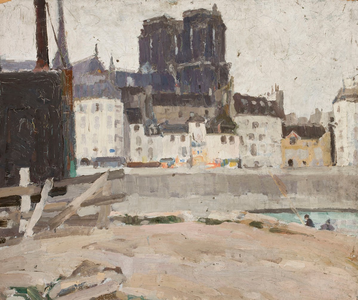 Landscape with Notre Dame Cathedral 1910