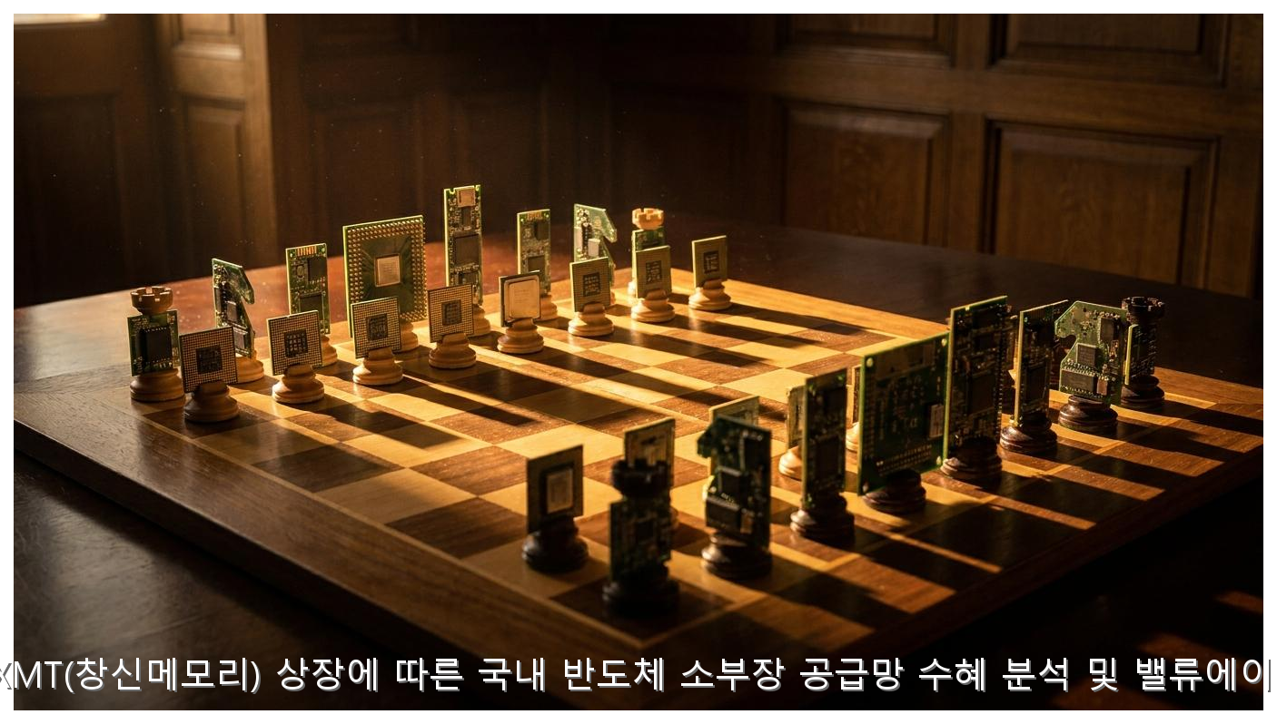 중국 CXMT(창신메모리) 상장에 따른 국내 반도체 소부장 공급망 수혜 분석 및 밸류에이션 전망 핵심 안내 및 분석 인포그래픽 (8)