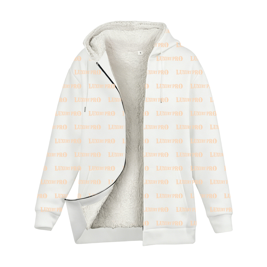 AOP PTB Thick Fleece Zip Hoodie