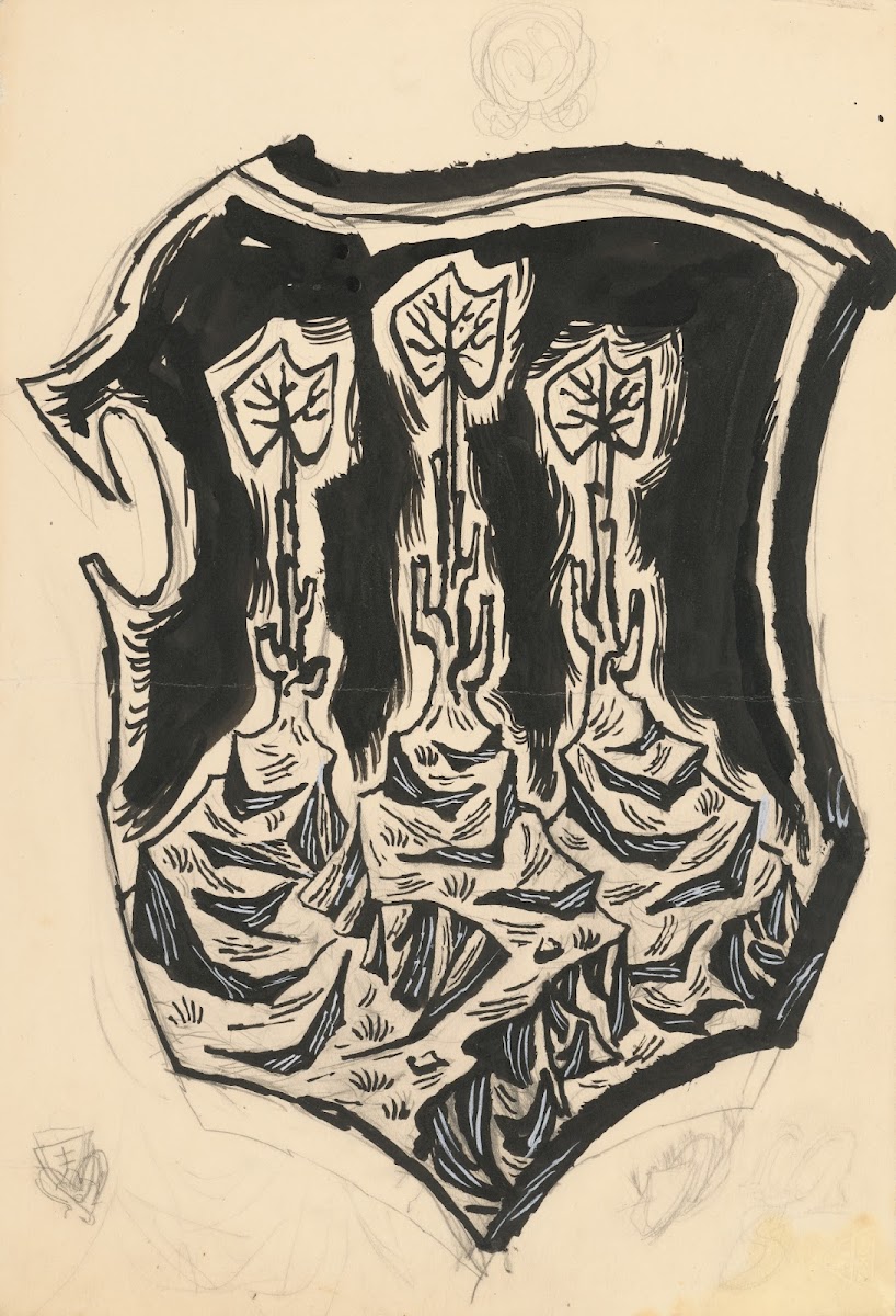 Slovacikálny heraldický motív lipové kvety ako Golgota 19401944