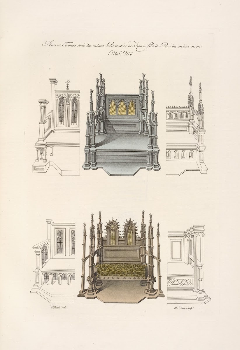 Autres trônes tirés du même pseautier de Jean fils du roi de même nom MS No 6 18