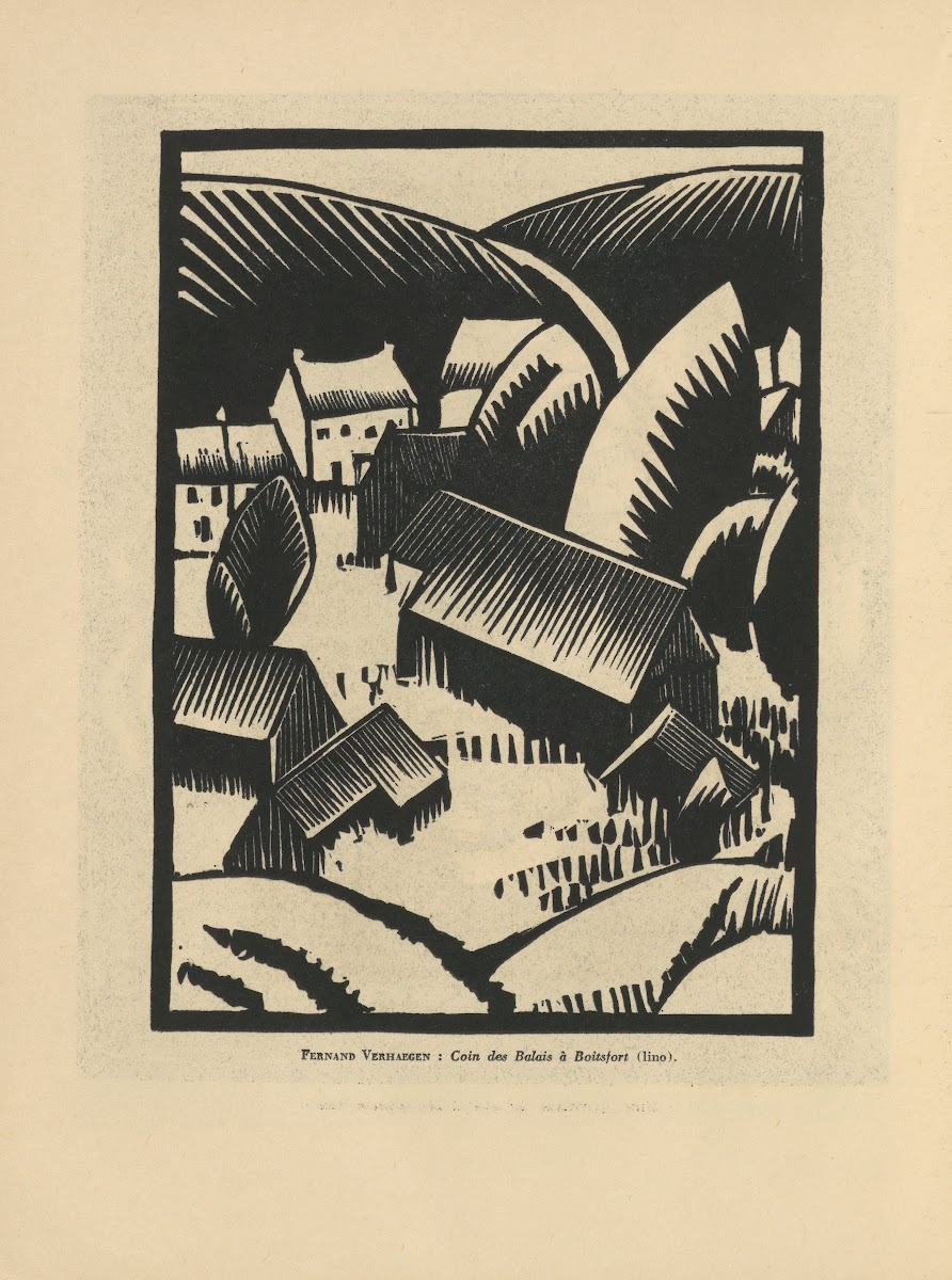 Fernand Verhaegen   Coin des Balais à Boitsfort 1931