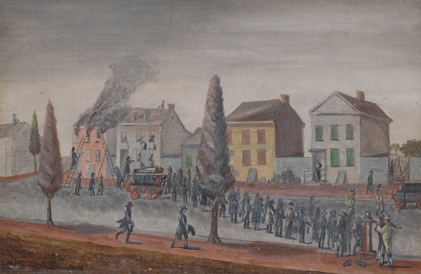 Fighting a Fire 1870s