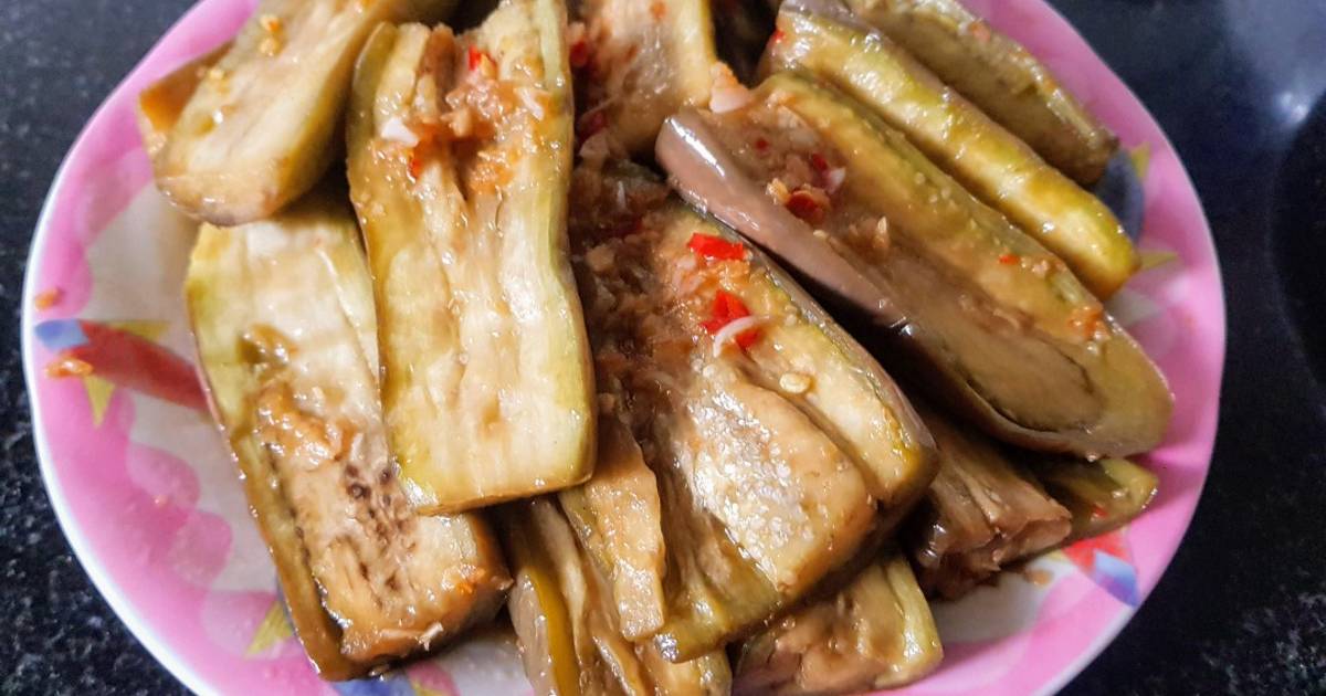 Cà tím rim mắm ớt tỏi