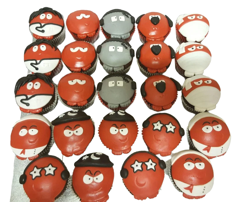 Red Nose Day Cupcakes CB-CC007