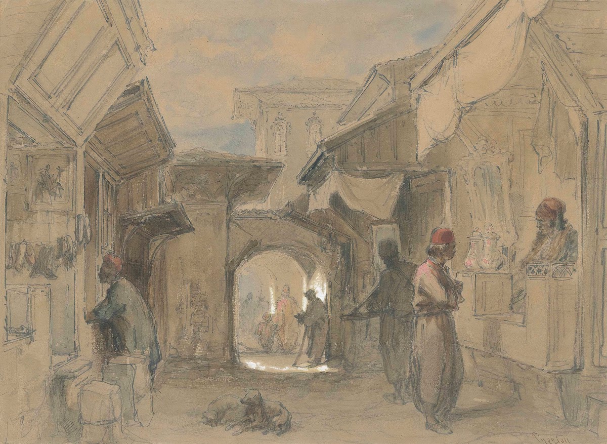 A Bazaar in Constantinople