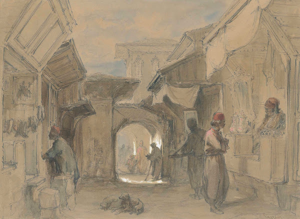 A Bazaar in Constantinople