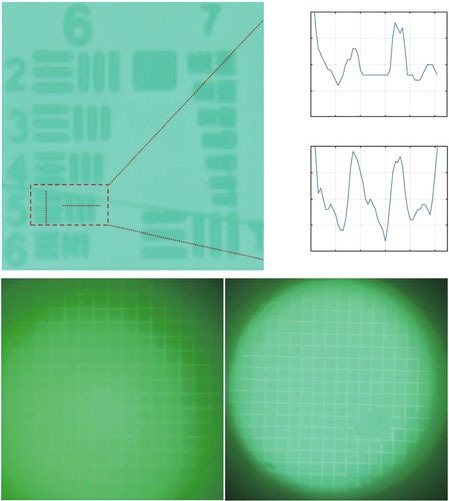 Long working distance portable smartphone microscopy for metallic mesh defect detection