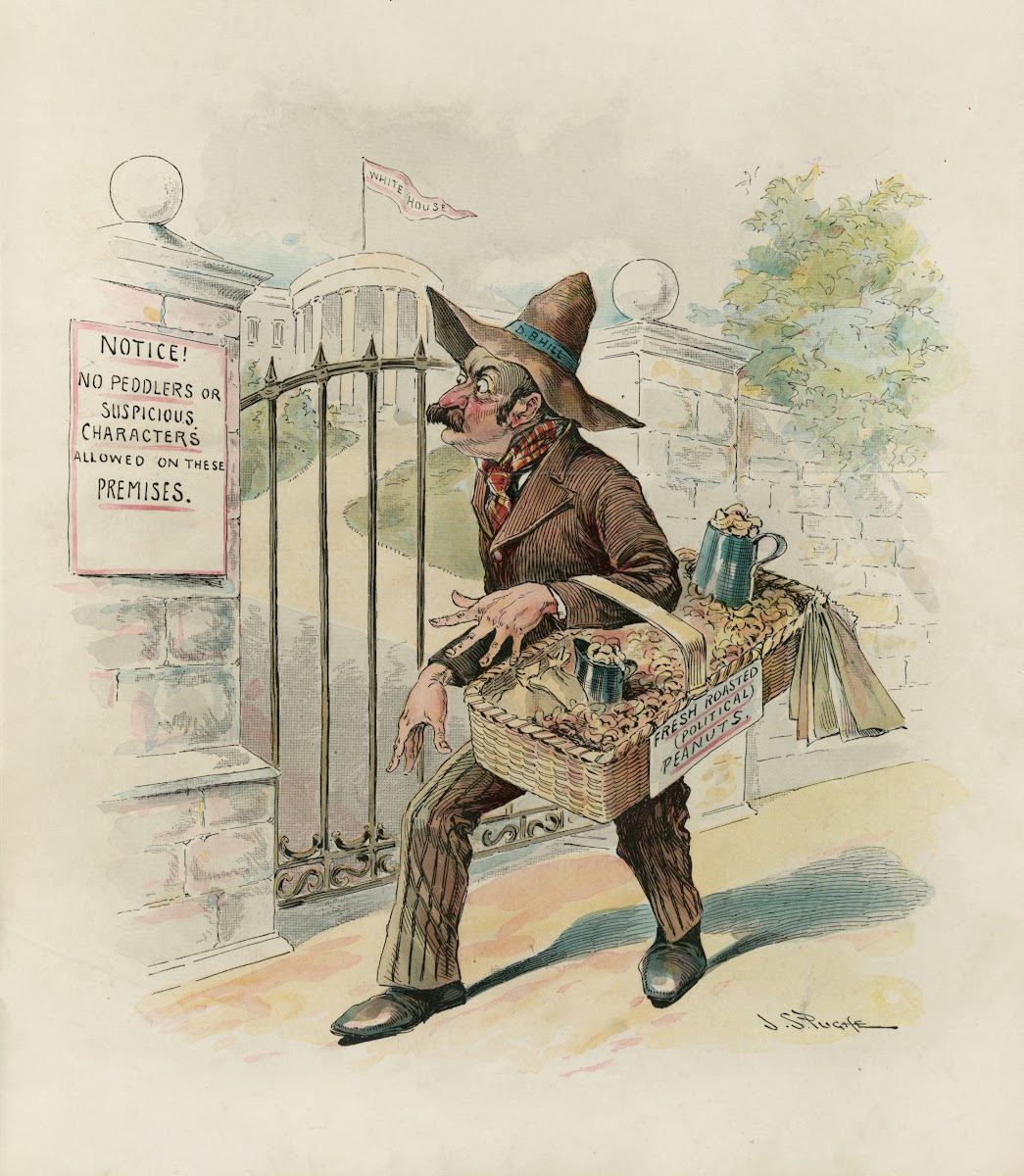 Pucks presidential impossibility The political peanut vender 1894