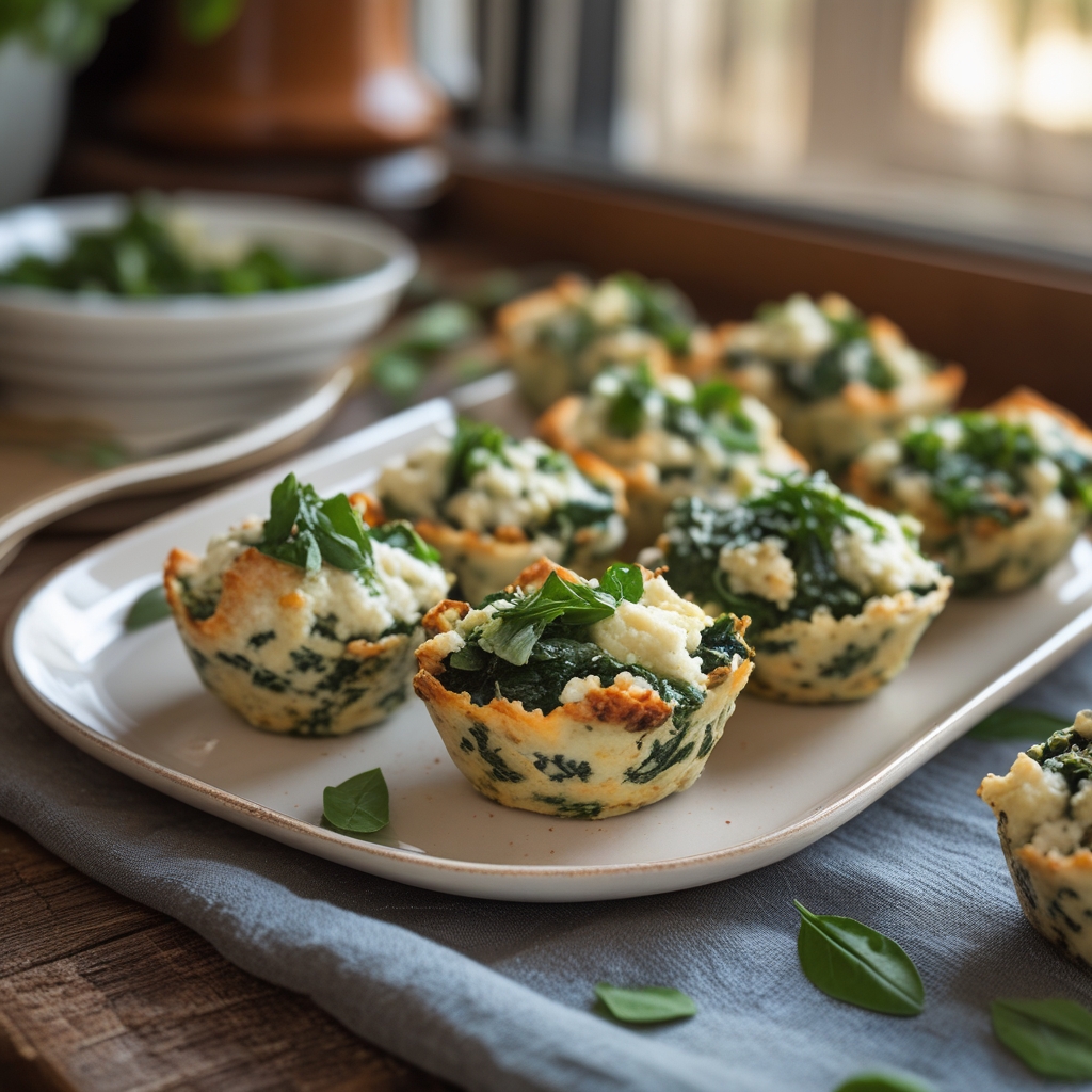 20-Minute Spinach Ricotta Bites Recipe – Irresistibly Easy Appetizer for Quick Snacking