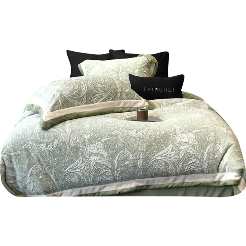 Extra warmes Bettwäsche-Set aus Milchfaser-Fleece