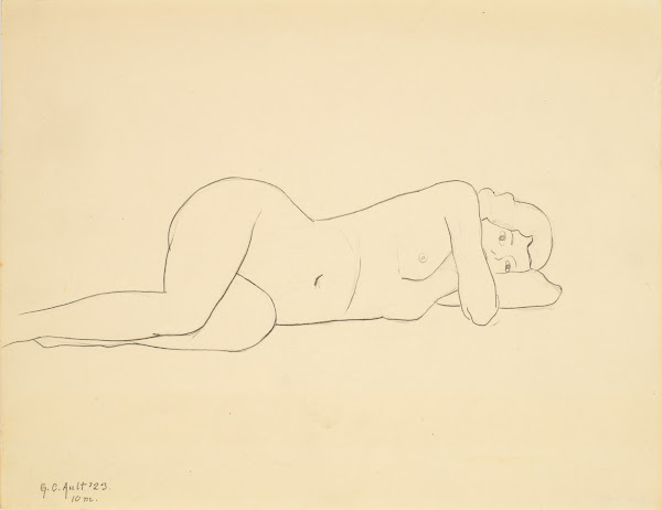 Reclined female figure 1923