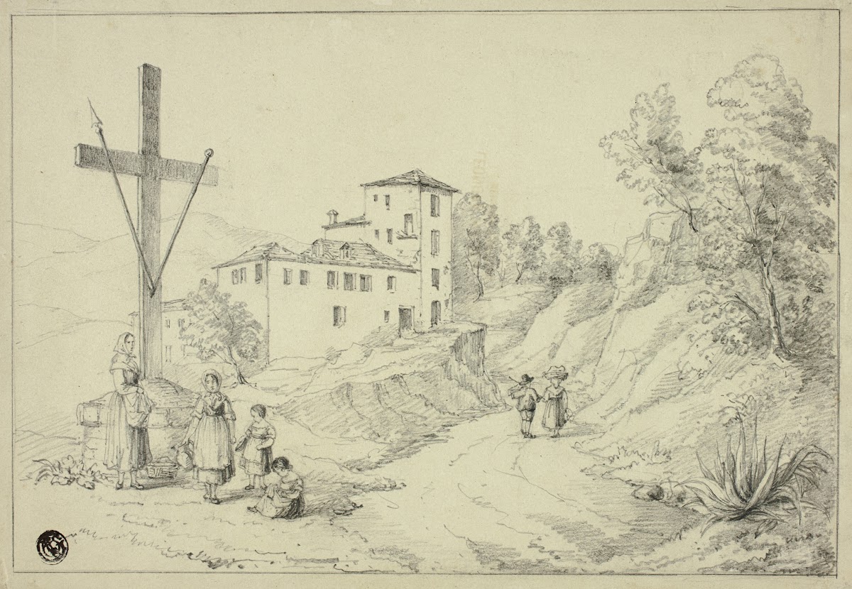 On the way from Val Oscuro to Nice 1842