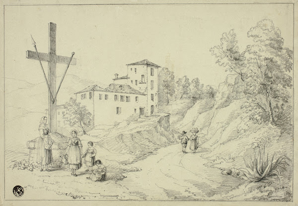 On the way from Val Oscuro to Nice 1842