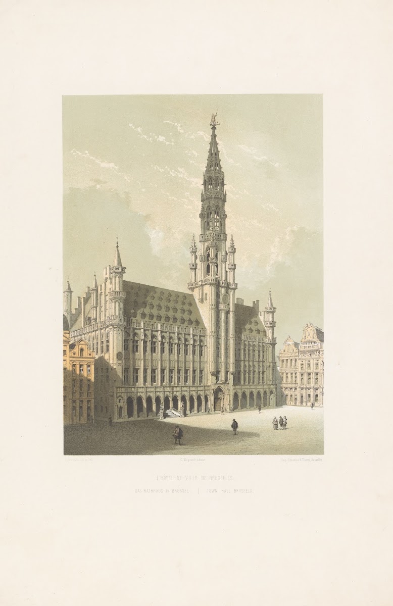 Town hall Brussels 1852   1878