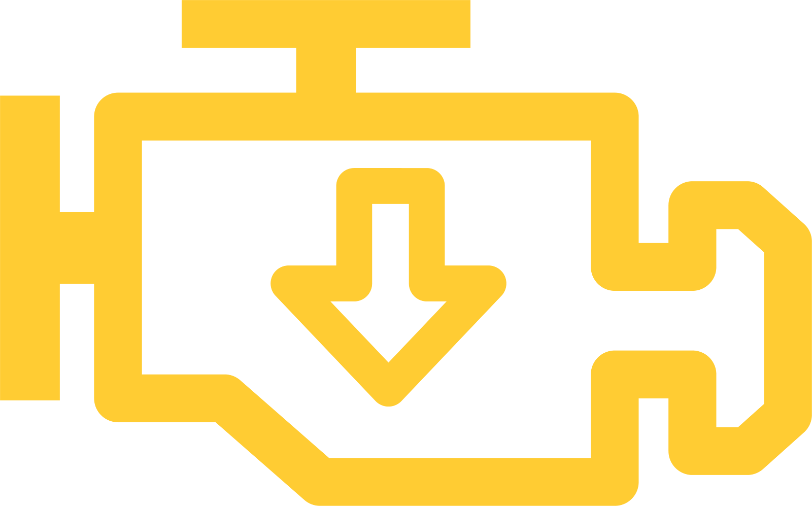 amber enginederated dashboard warning light